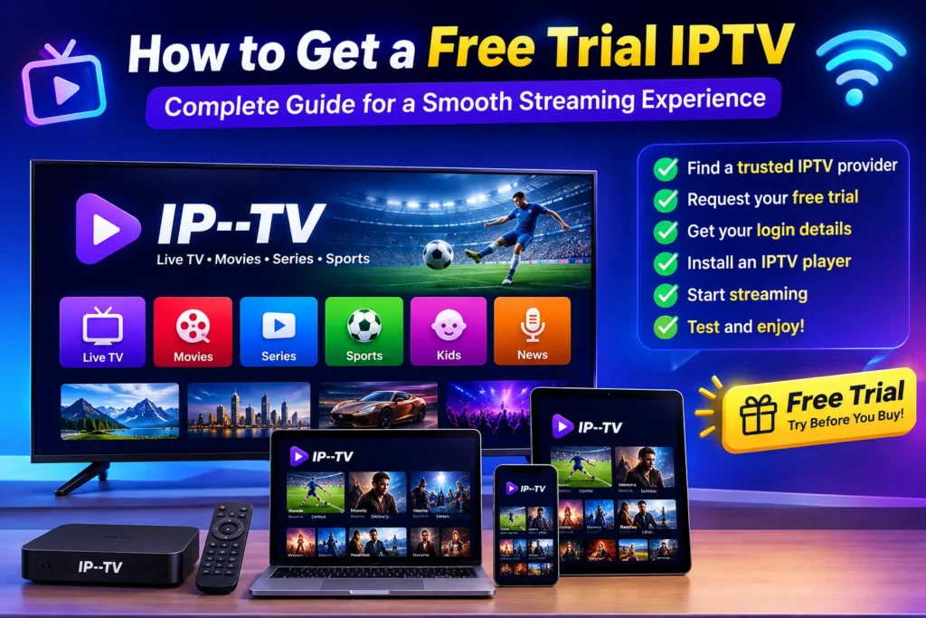 How to Get a Free Trial IPTV Safely (Complete Guide)